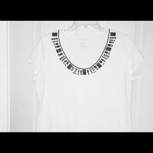 Women’s bedazzled shirt. Only worn once